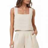 Aurora | Linen Two-Piece Set