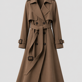 Ximena | Long Belted Trench Coat