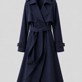 Ximena | Long Belted Trench Coat