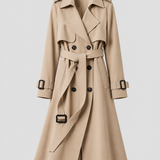 Ximena | Long Belted Trench Coat