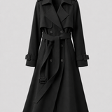 Ximena | Long Belted Trench Coat