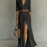 Camille™ Linen Blend Maxi Dress