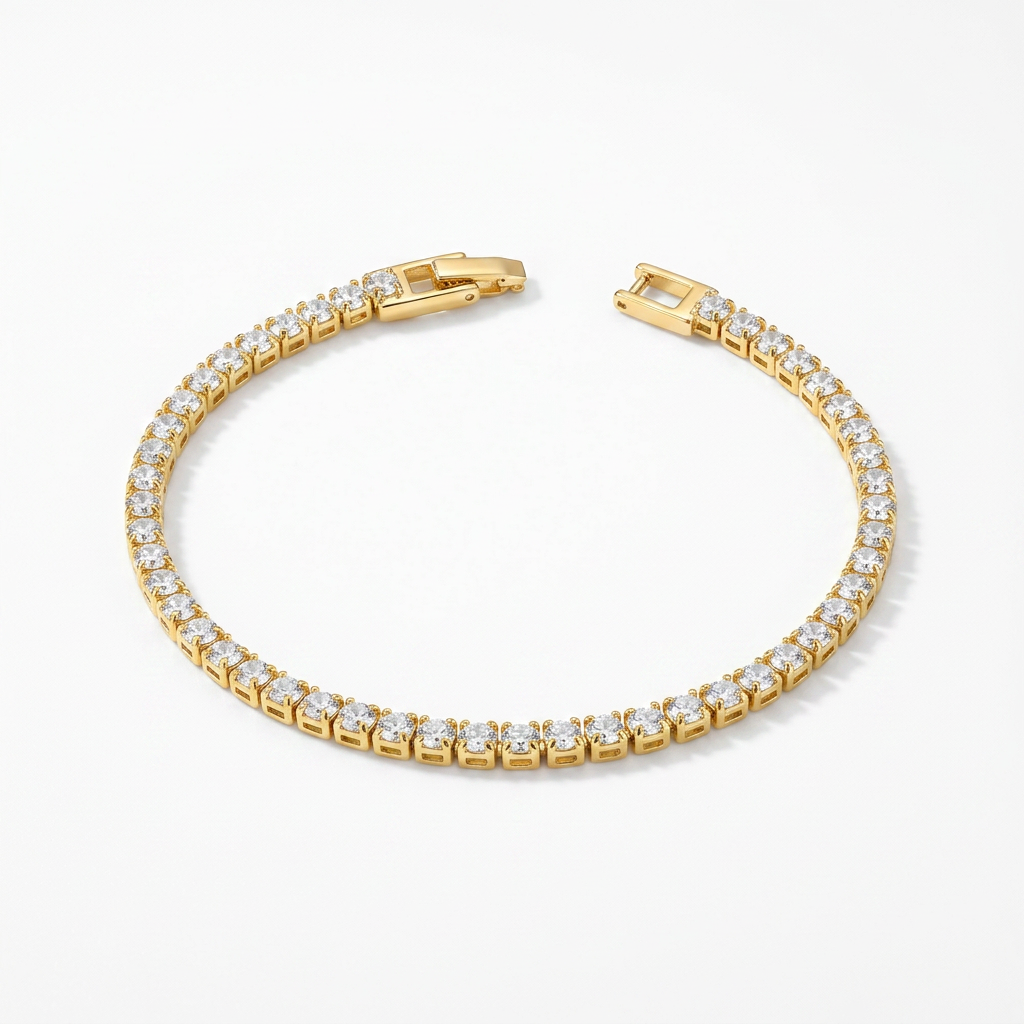 Gold Crystal Bracelet